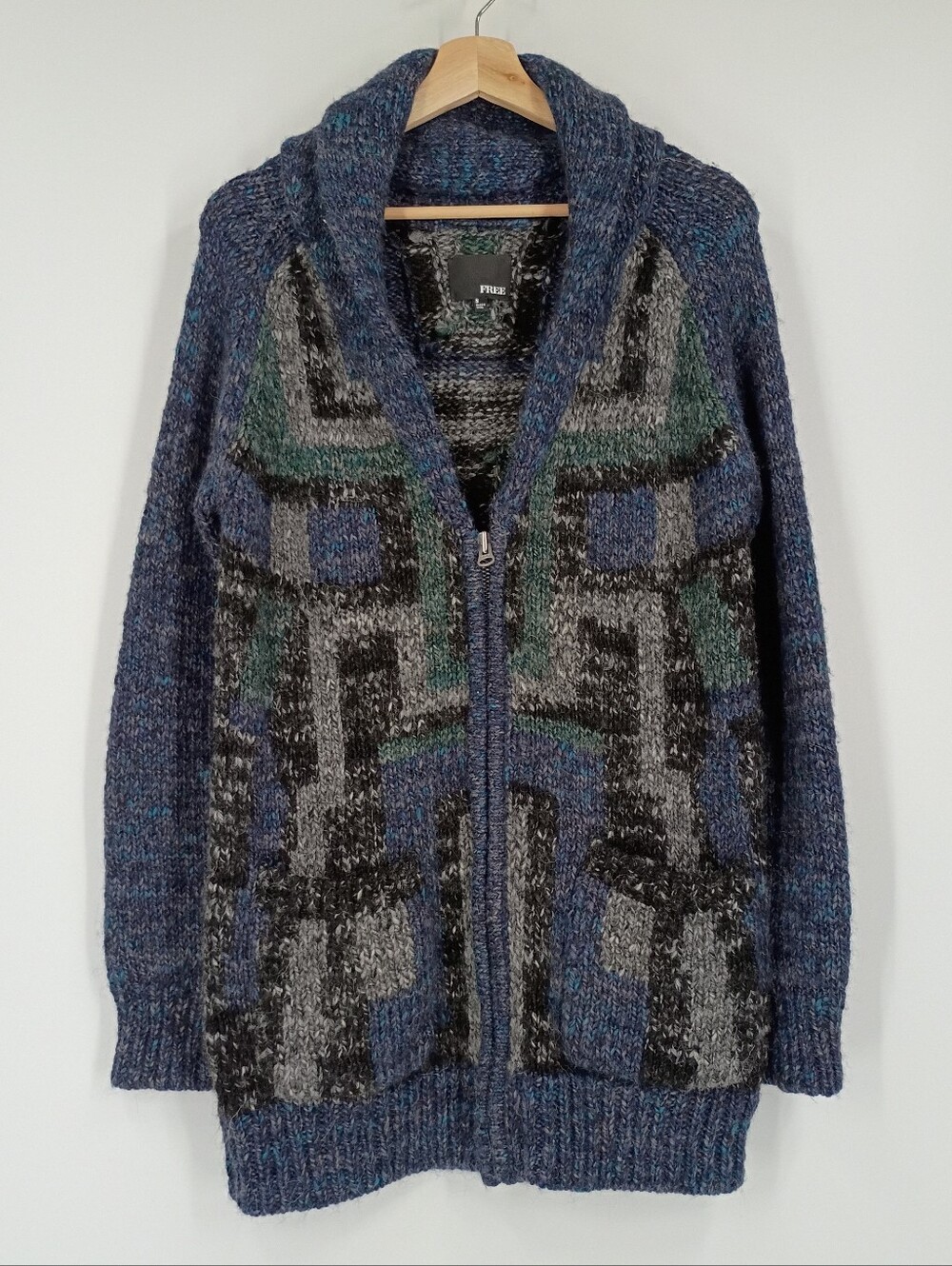 Wilfred Wool Blend Zip Cardigan